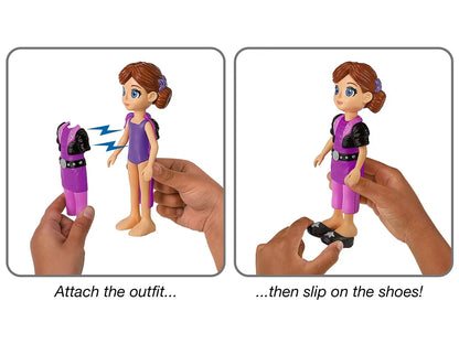 Magnetic Dress & Play Dolls - US 6021