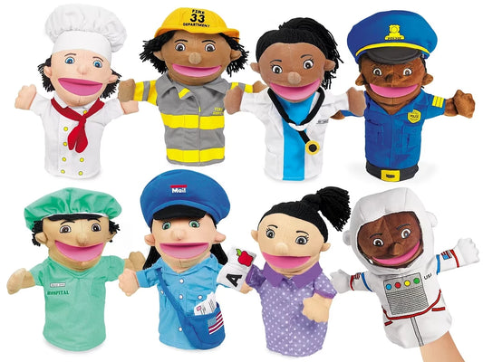 Let’s Talk! Community Helper Puppets - Complete Set - US 8139