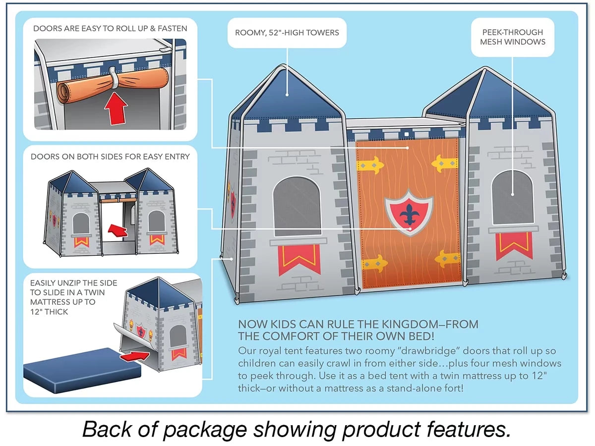 Magical Castle Bed Tent - US 1368