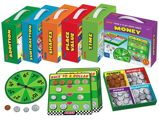 Grab & Play Math Games - Gr. 1-2 - Complete Set - US 8333