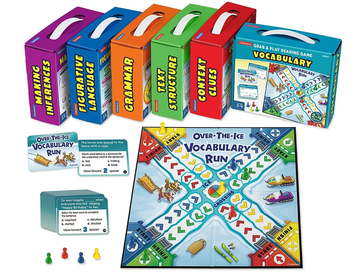 Grab & Play Reading Games - Gr. 3-4 - Complete Set - US 9729