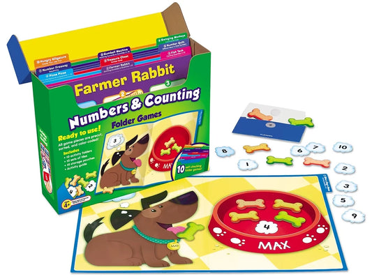 Numbers & Counting Folder Game Library - Pre K-K - US 1023