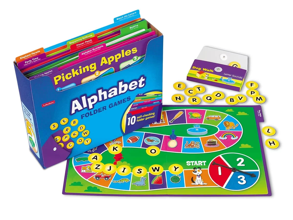 Alphabet Folder Game Library - Pre K-K - US 2904