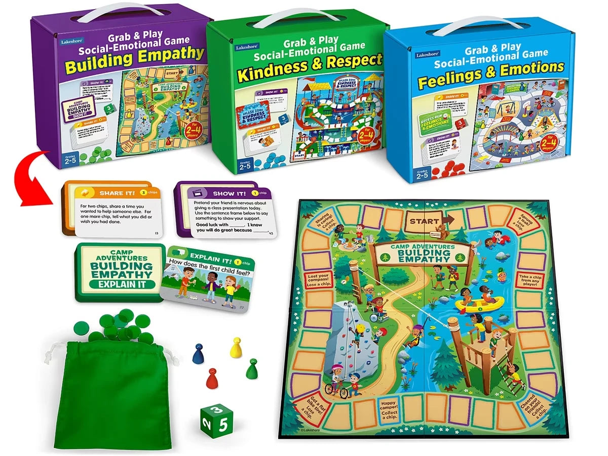 Grab & Play Social-Emotional Games - Complete Set - US 5790