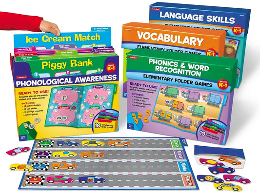 Reading Skills Folder Game Libraries - K-Gr. 1 - Complete Set - US 2933