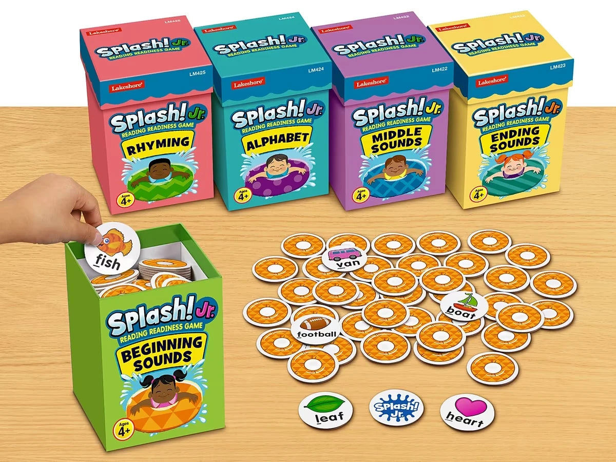 Splash! Jr. Reading Readiness Games - Set of 5 - US 9301