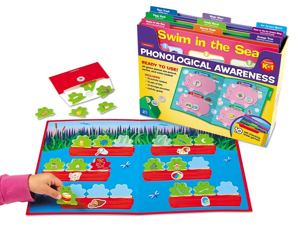 Phonological Awareness Folder Game Library - K-Gr. 1 - US 3825