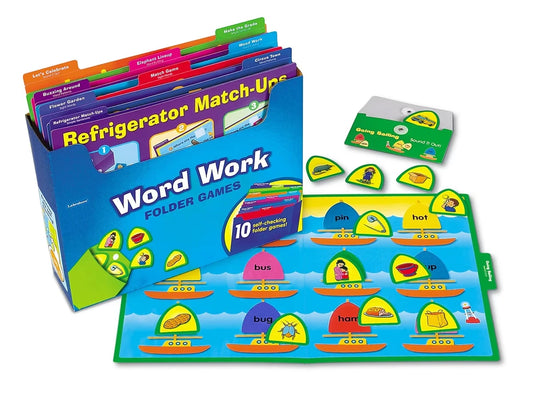 Word Work Folder Game Library - Pre K-K - US 1106