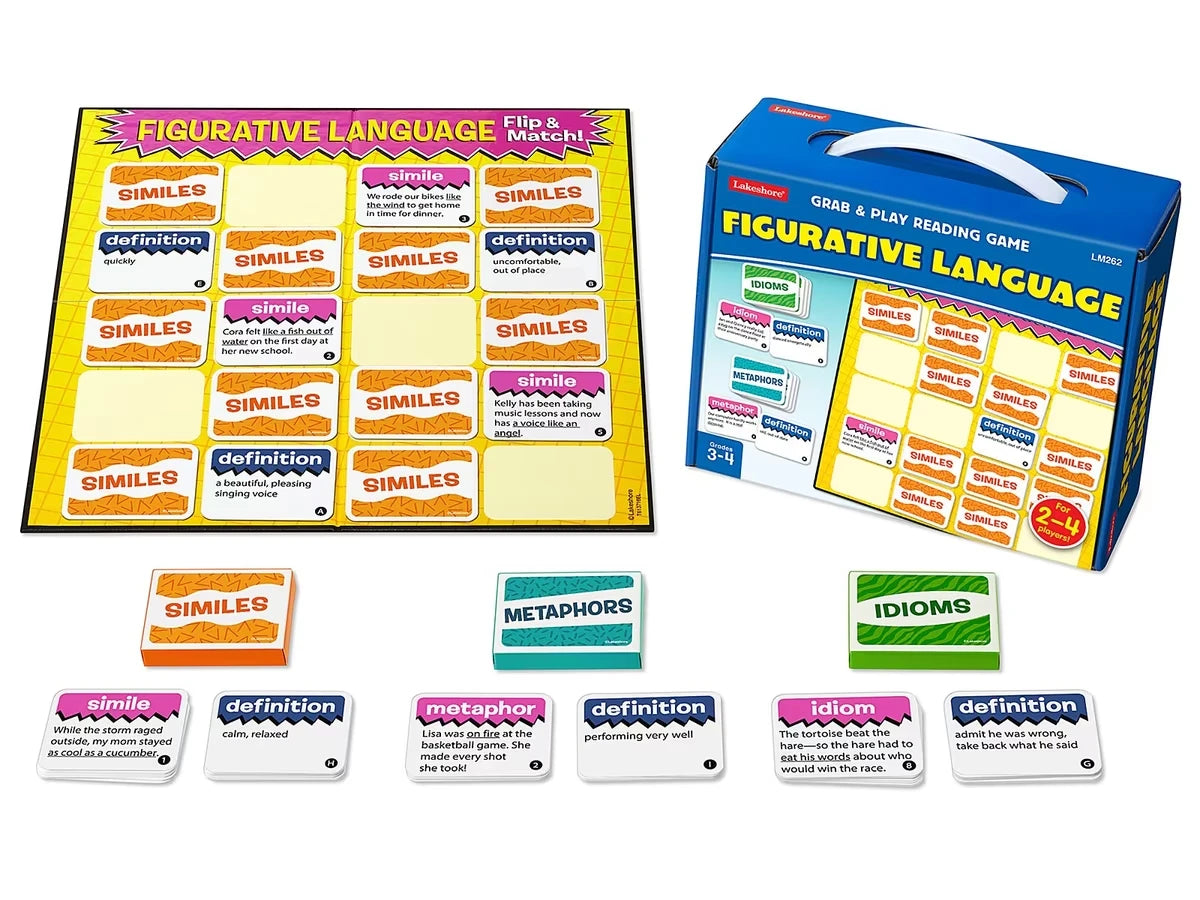 Figurative Language Grab & Play Game - Gr. 3-4 - US 2173