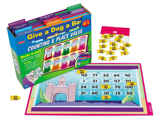 Counting & Place Value Folder Game Library - K-Gr. 1 - US 4283