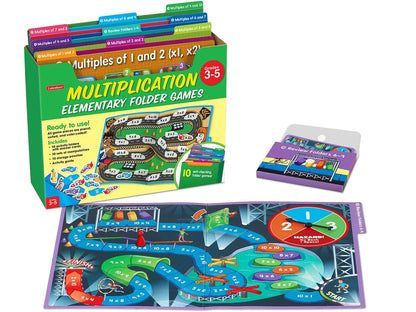 Multiplication Facts Folder Game Library - Gr. 3-5 - US 7434