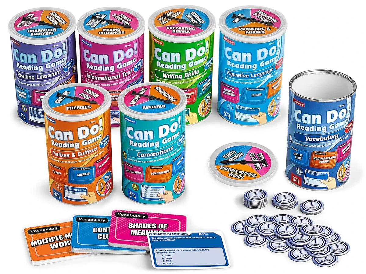 Can Do! Reading Games - Complete Set - US 7384