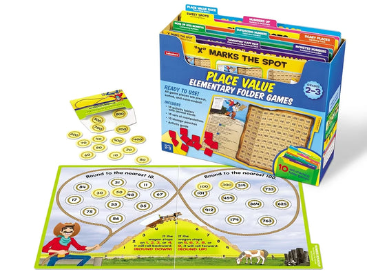 Place Value Folder Game Library - Gr. 2-3 - US 7420