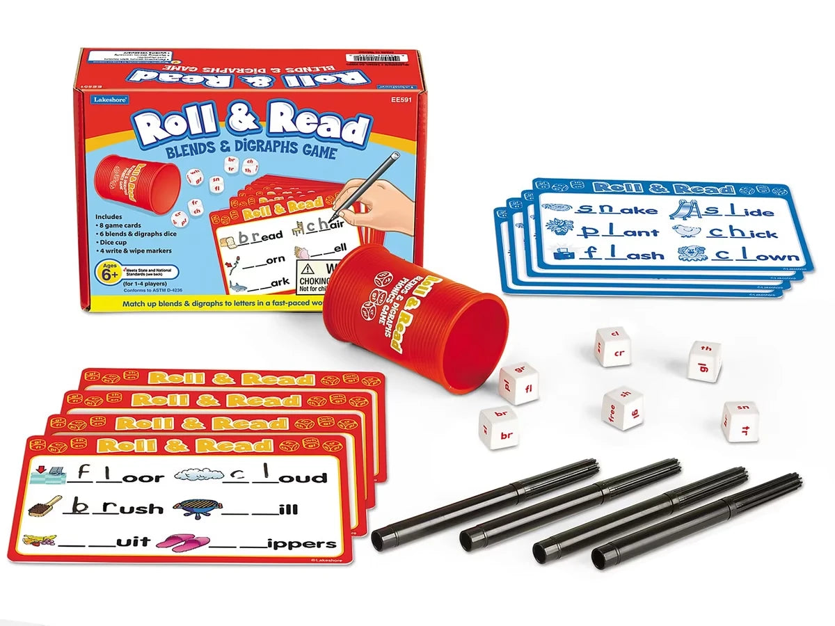 Roll & Read Blends & Digraphs Game - US 7451