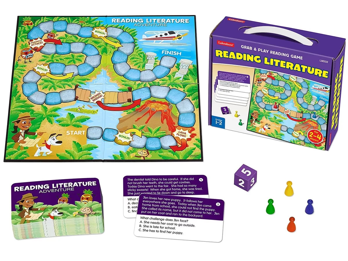 Reading Literature Grab & Play Game - Gr. 1-2 - US 6095