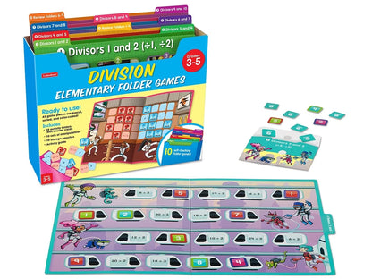 Division Facts Folder Game Library - Gr. 3-5 - US 8342