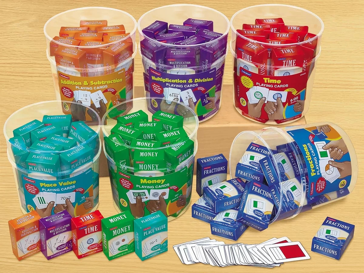 Building Math Skills Practice Cards - Complete Set - US 6099