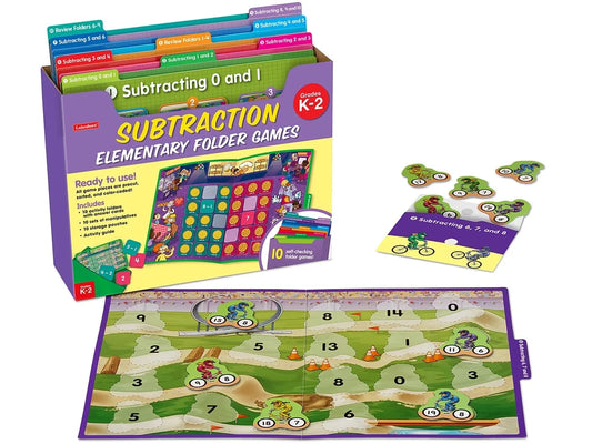 Subtraction Facts Folder Game Library - K-Gr. 2 - US 5115