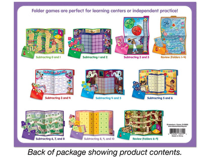 Subtraction Facts Folder Game Library - K-Gr. 2 - US 5115