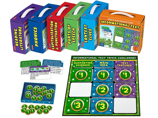 Grab & Play Reading Games - Gr. 1-2 - Complete Set - US 7503