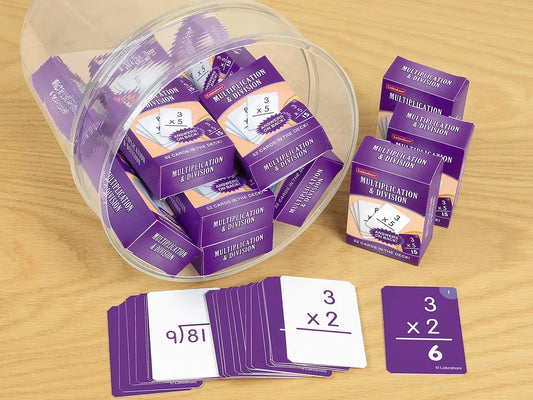 Multiplication & Division Practice Cards - US 7043