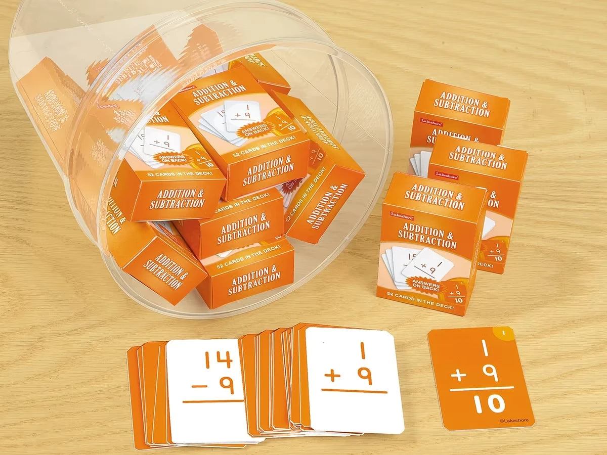 Addition & Subtraction Practice Cards - US 5761