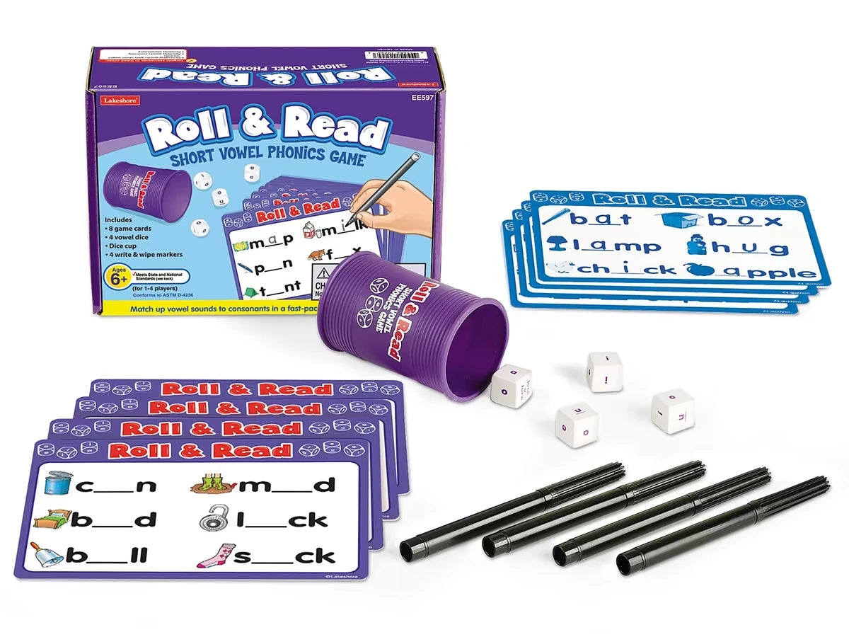 Roll & Read Short Vowel Game - US 7514