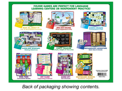 Reading Informational Text Folder Game Library - Gr. 4-5 - US 6067