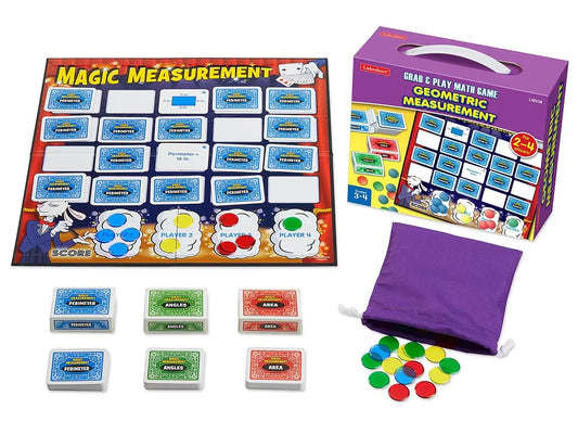 Geometric Measurement Grab & Play Game - Gr. 3-4 - US 4177