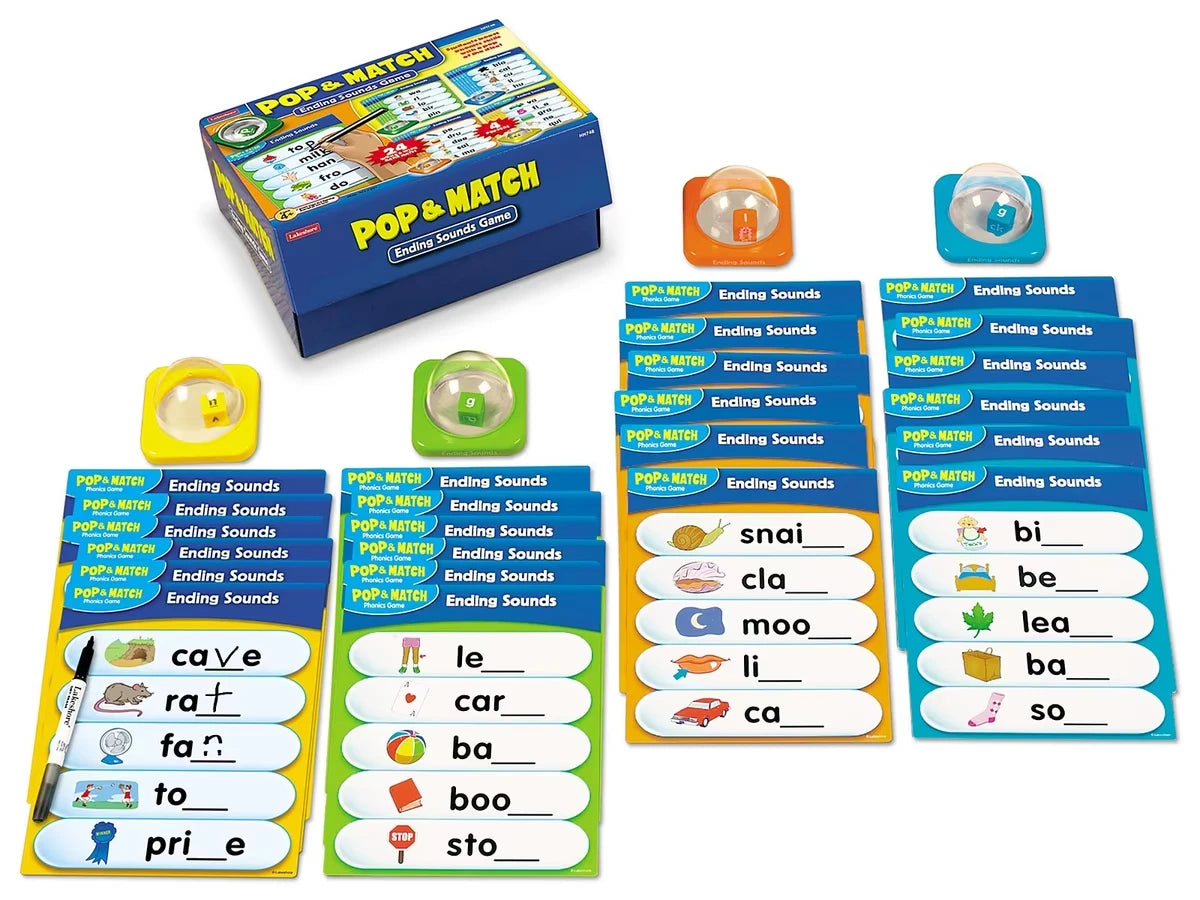 Pop & Match Ending Sounds Game Box - US 8506