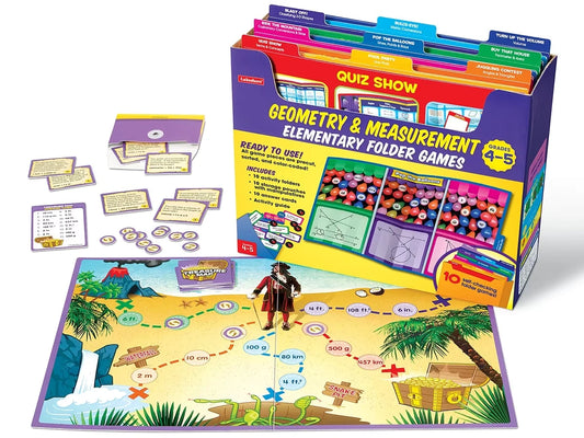 Geometry & Measurement Folder Game Library - Gr. 4-5 - US 1445