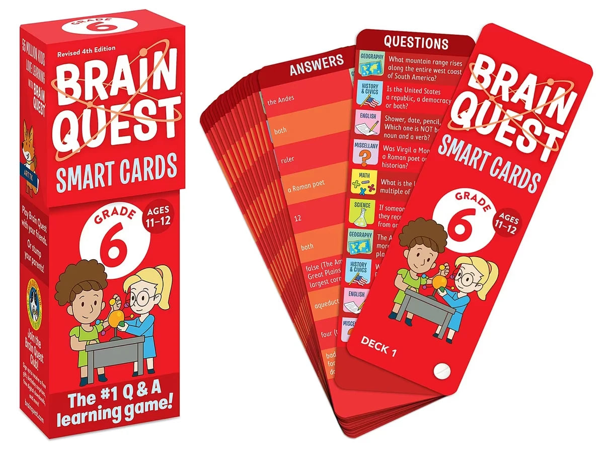 Brain Quest Challenge Cards - Gr. 6 - US 6016