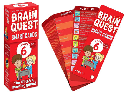 Brain Quest Challenge Cards - Gr. 6 - US 6016