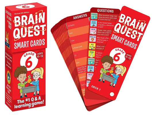 Brain Quest Challenge Cards - Gr. 6 - US 6016