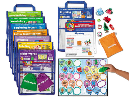 Family Engagement Language Packs - Preschool-Kindergarten - Complete Set - US 4833