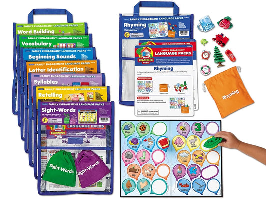 Family Engagement Language Packs - Preschool-Kindergarten - Complete Set - US 4833