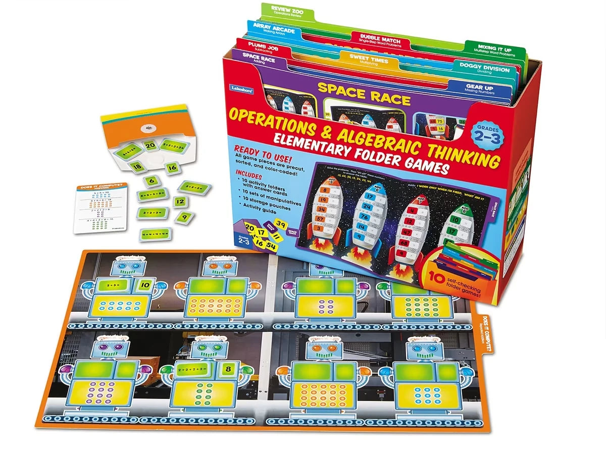 Operations & Algebraic Thinking Folder Game Library - Gr. 2-3 - US 9913