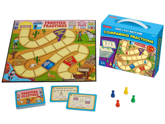 Comparing Fractions Grab & Play Game - Gr. 3-4 - US 7213