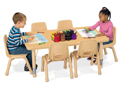 Heavy-Duty Adjustable Rectangular Tables - US 9643