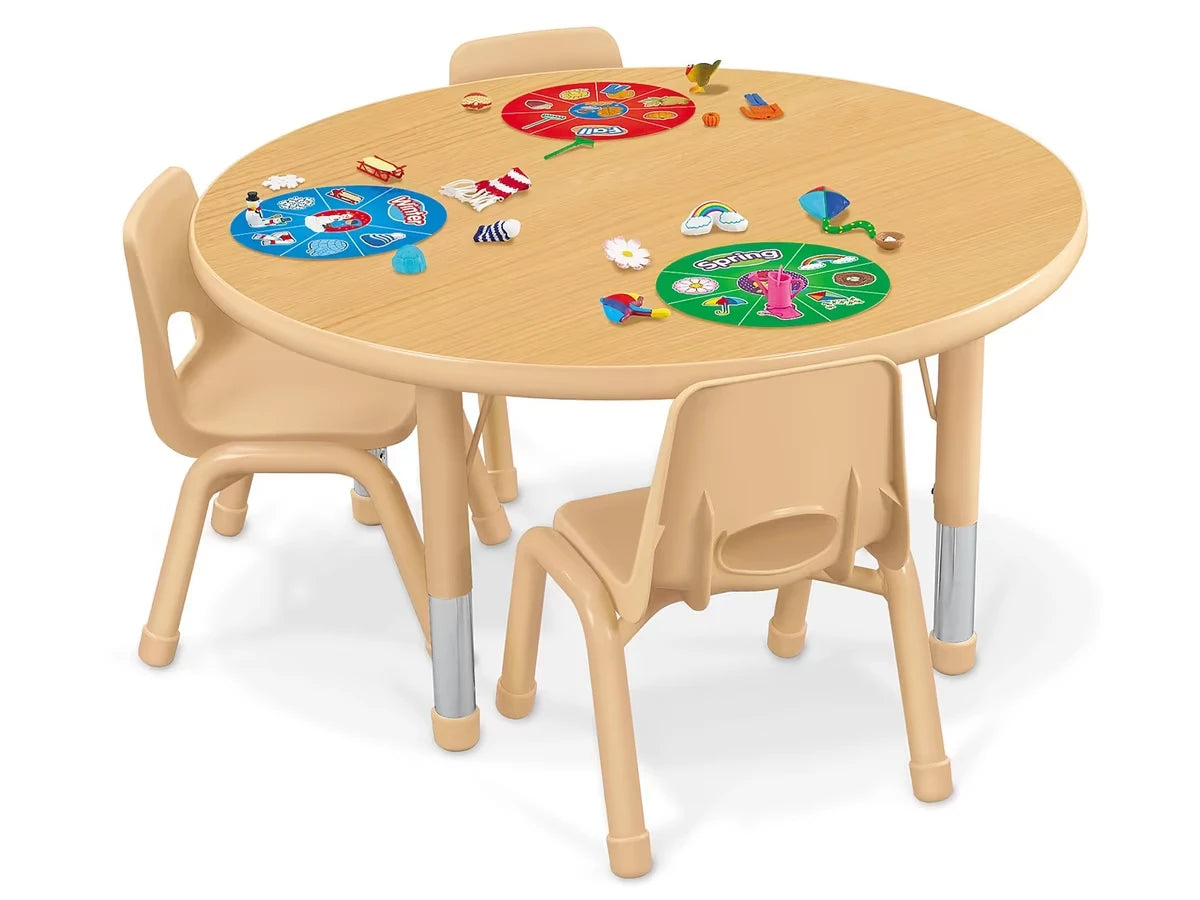 Heavy-Duty Adjustable Round Tables - US 1667