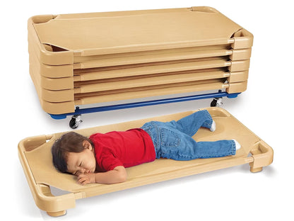 Heavy-Duty Easy-Stack Toddler Cot - US 6474