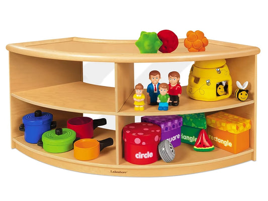 First Steps® Curved Storage Center with Acrylic Back - US 8299