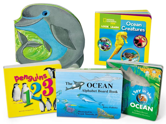 Ocean Animals Board Book Library - US 3123