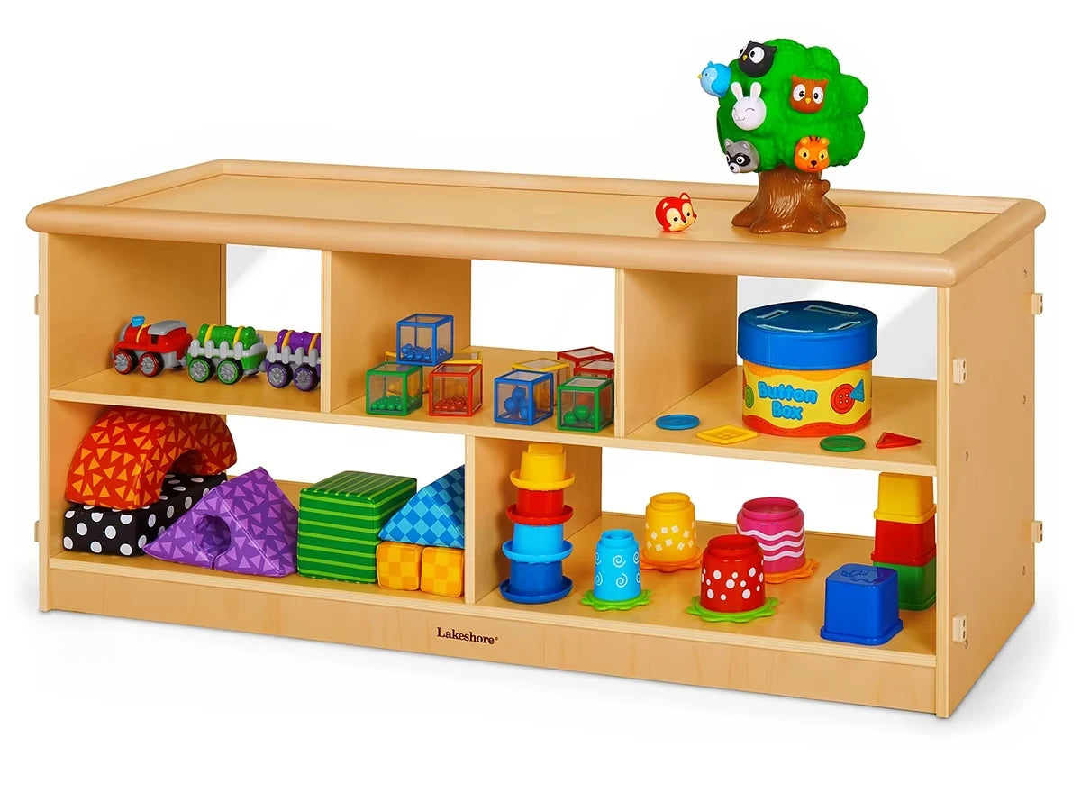 Play-Top Connective Storage Unit with Acrylic Back - US 2969