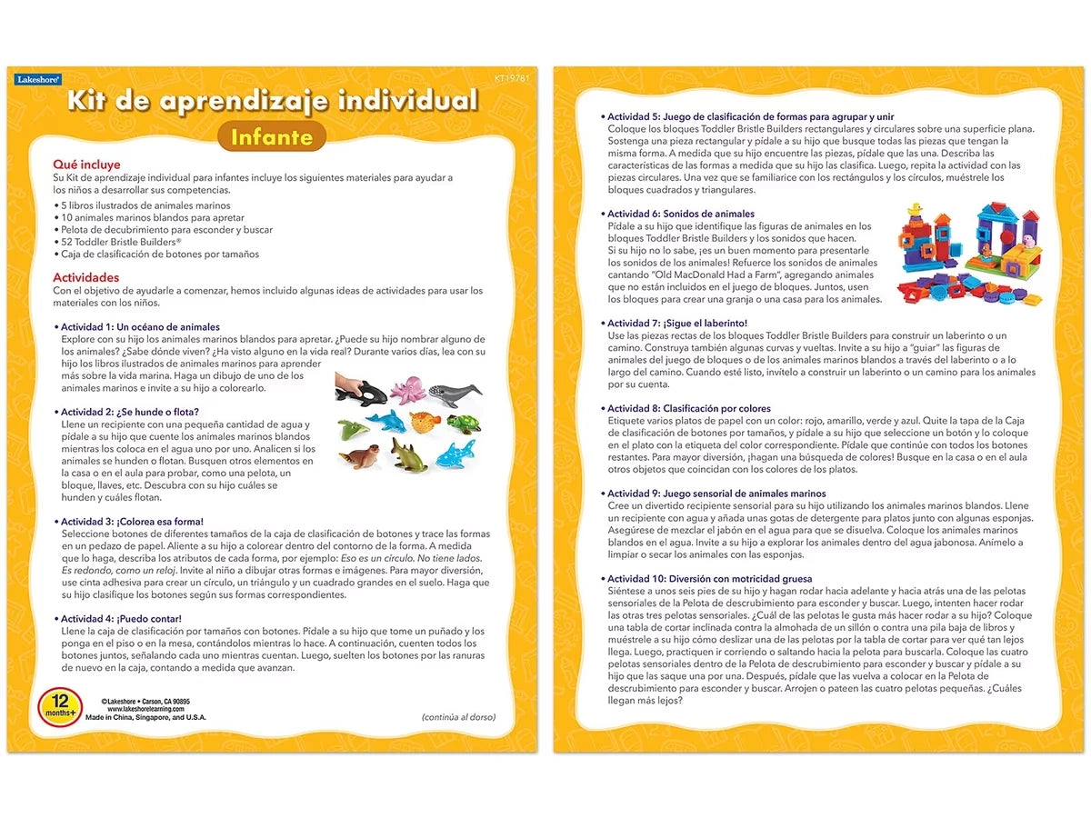 Toddler Individual Learning Kit - US 5332