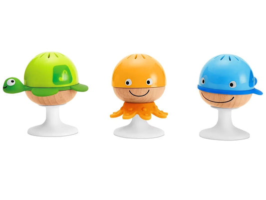 Stay-Put Ocean Friend Rattles - Set of 3 - US 1341