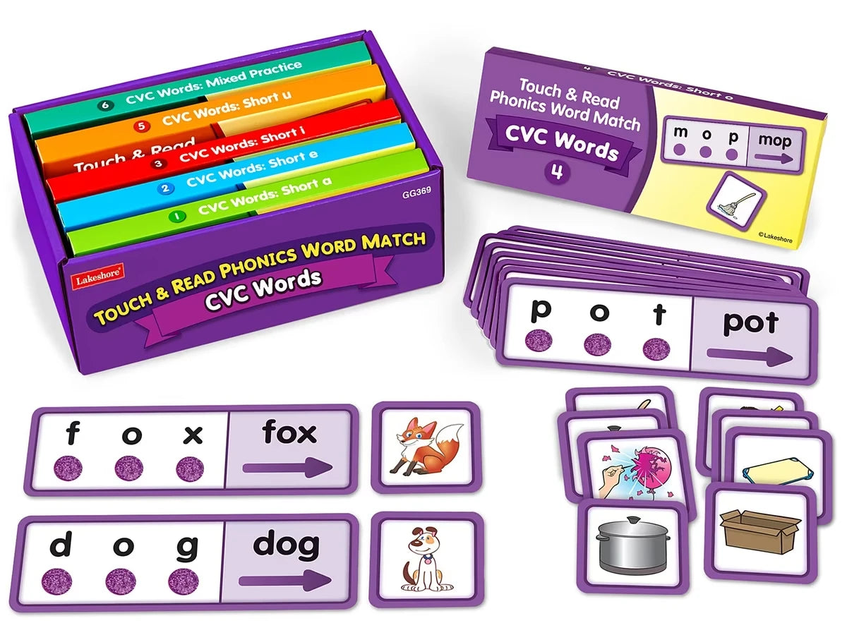 Touch & Read CVC Words Match - US 7319