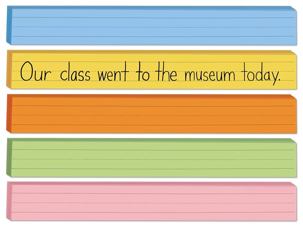 Rainbow Sentence Strips - US 7797