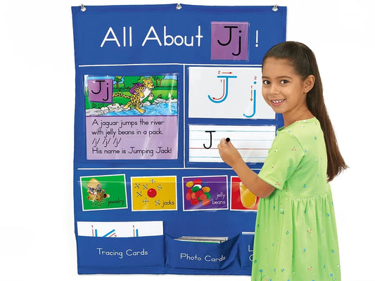 All About Letters Pocket Chart - US 6842