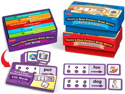 Touch & Read Phonics Word Match - Complete Set - US 4415